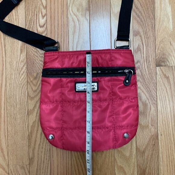 Franco Sarto Poppy Red Quilted Crossbody Bag‎ - Picture 6 of 6